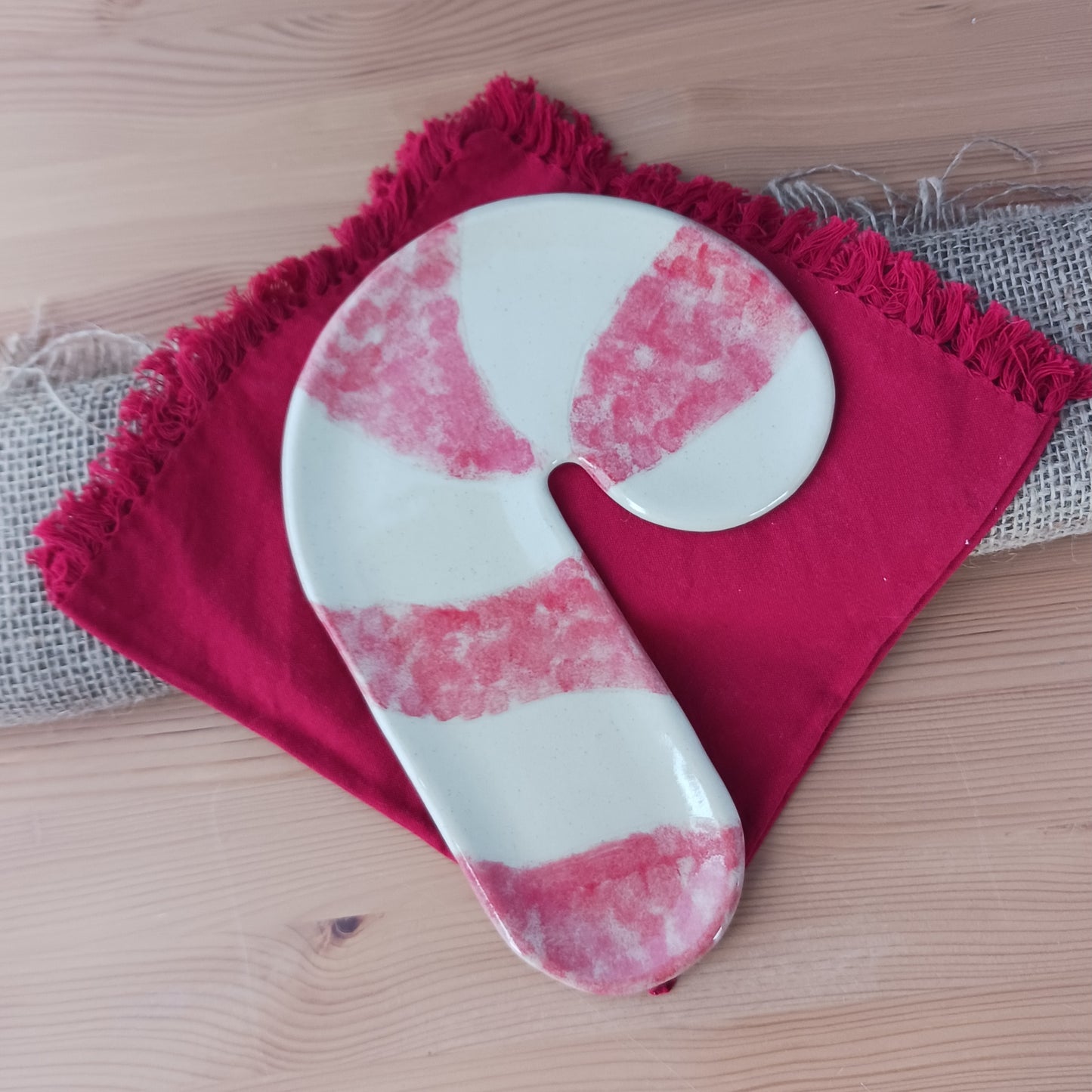 Candy Cane Plate