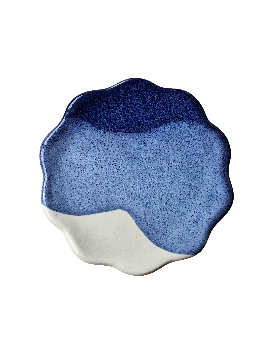 Blue and white plates