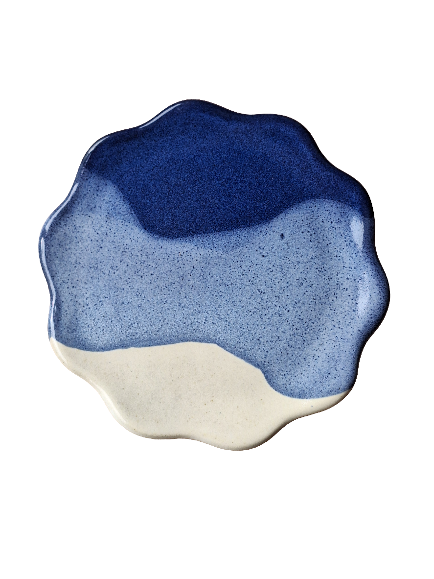 Blue and white plates