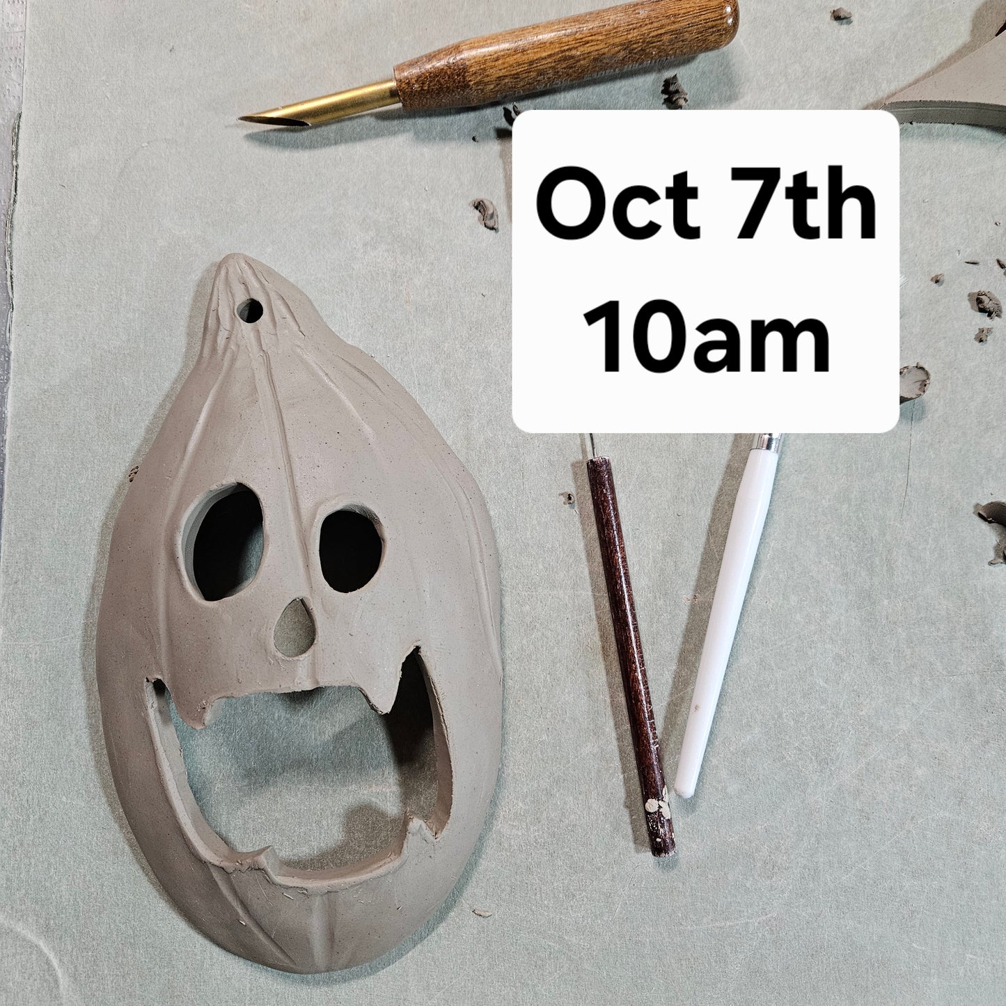 Pumpkin Wall Hanging Pottery Workshop