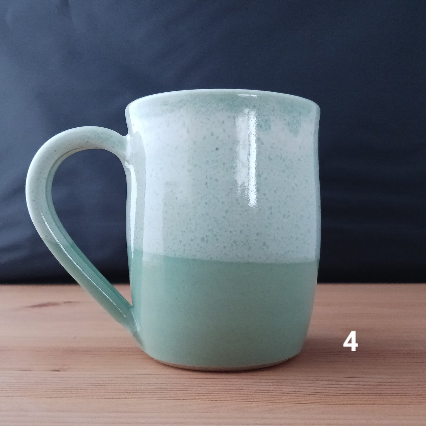 Foamy sea green mug collection