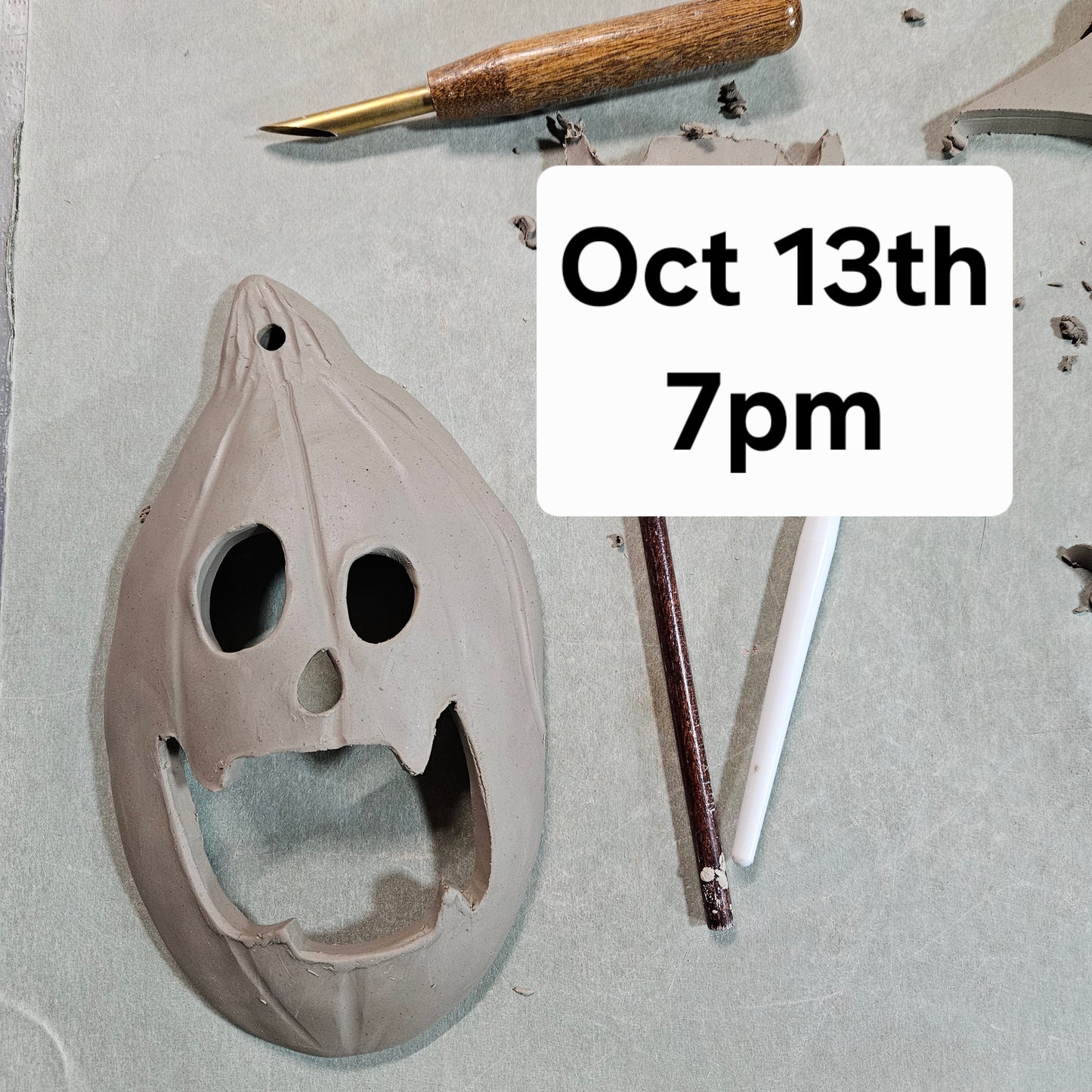 Pumpkin Wall Hanging Pottery Workshop