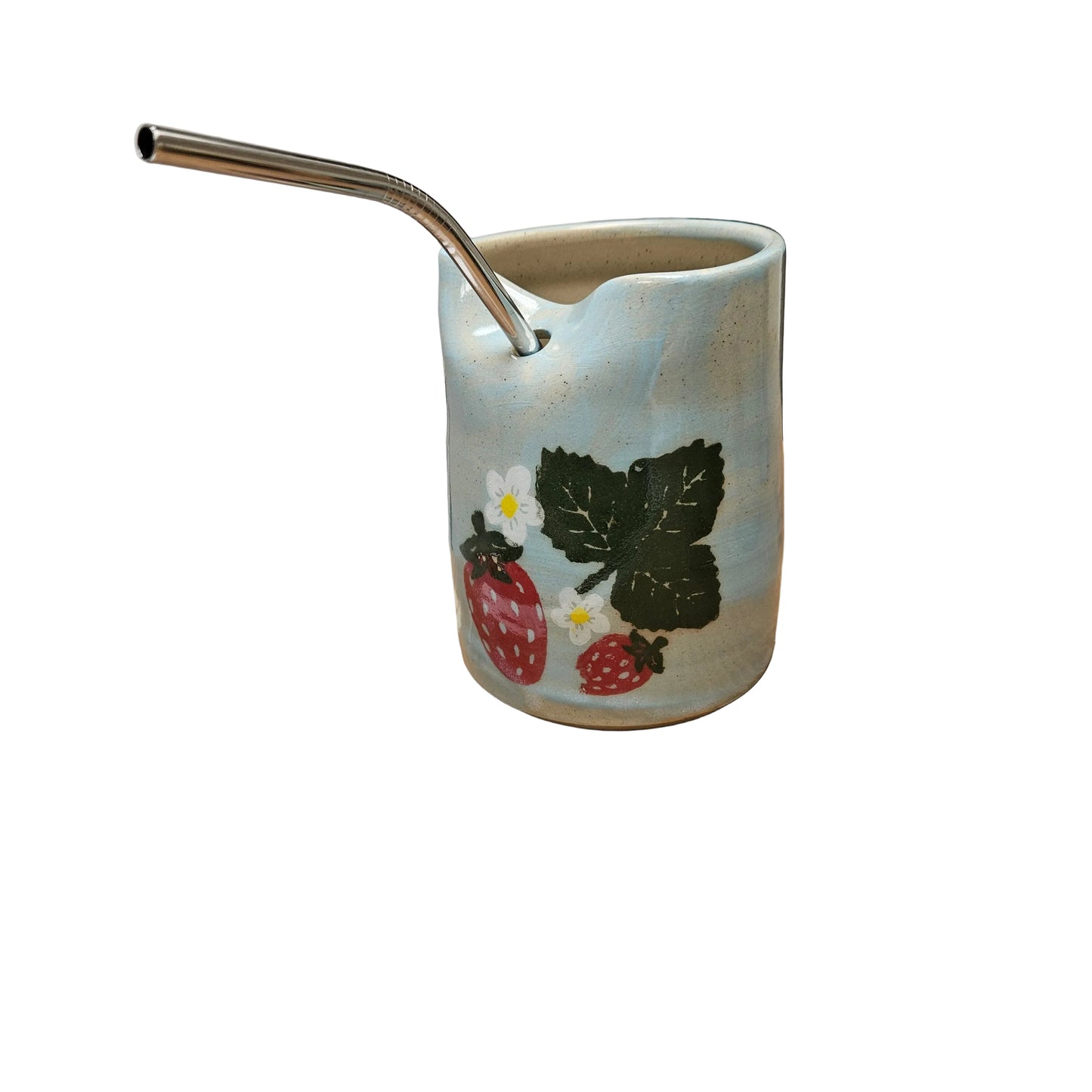 Strawberry Straw Cups